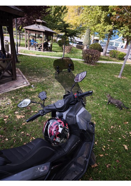 Füme Deflektör Model 3 Rüzgar Saptırıcı Siperlik Şeffaf Motor Camı Cam Uzatma indirimleri