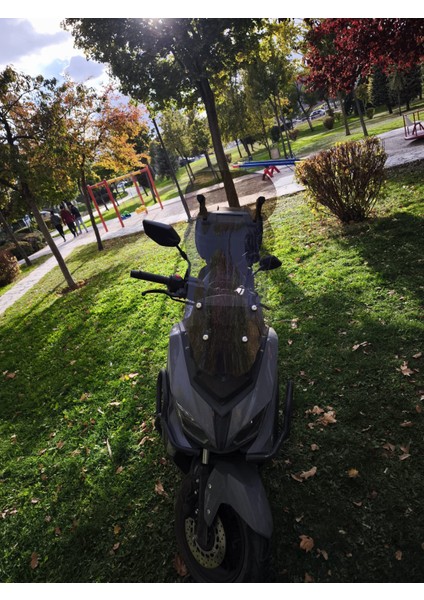 Füme Deflektör Model 3 Rüzgar Saptırıcı Siperlik Şeffaf Motor Camı Cam Uzatma