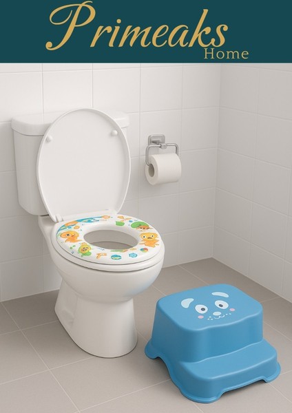 Çocuk Klozet Adaptörü + Basamak Seti – Güvenli ve Dayanıklı