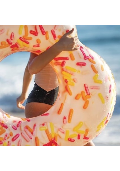 56253 Kalp Şekilli Simit 104 Cm, Su Sporları, Plaj Malzemesi, Şişme Ürün, Yüzme Aksesuarı, Kamp, Dalış, fiyatları