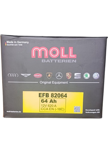 64 Ah. 620A (En) Efb. (Üretim Tarihi: 2025)