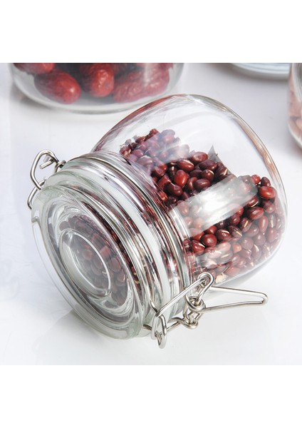 Korken Kavanoz 500 ml Vakumlu Kilitli Cam Saklama Kavanozu fırsatları