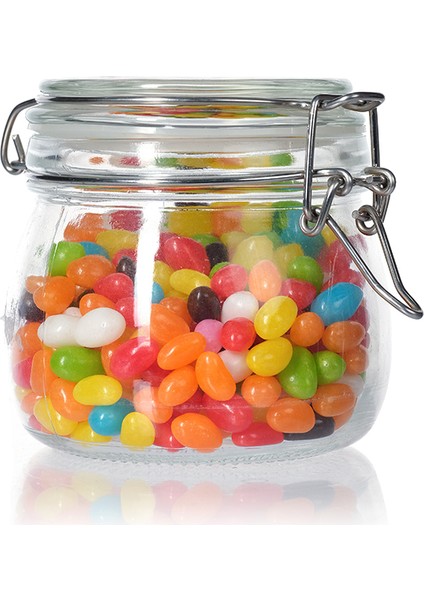 Korken Kavanoz 500 ml Vakumlu Kilitli Cam Saklama Kavanozu indirimleri