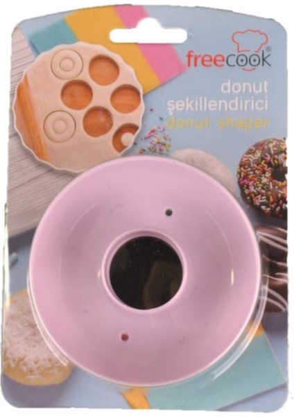 Donut Kek Kalıbı - Hamur Kesici ve Şekillendirici Aparat | Kolay Kullanımlı Pasta ve Tatlı
