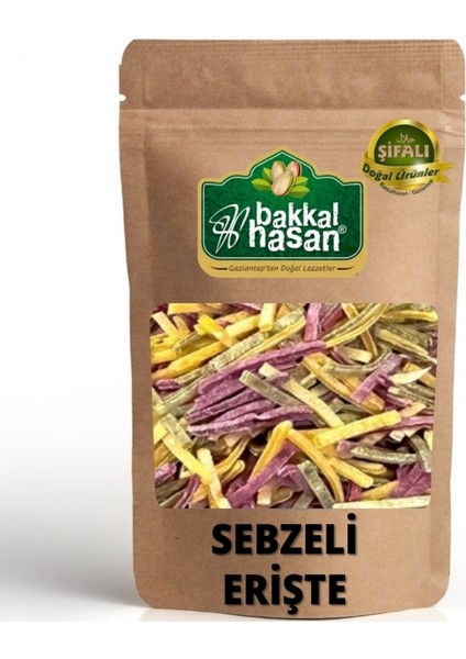 Ev Yapımı Sebzeli Erişte Doğal Kurutulmuş El Kesmesi 250 gr fiyatları