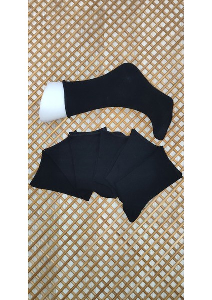 Penye Diyabetik Lastiksiz Dikişsiz Erkek 6'lı Çorap