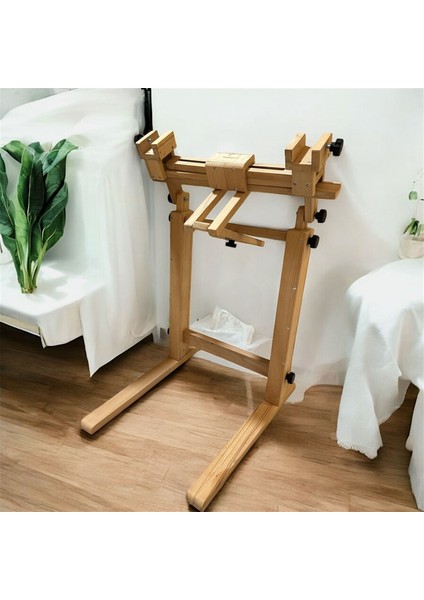 Kasnak Tutucu Ahşap Ayaklı Stand (20CM ile 65CM Arası Tüm Iğneli/telli Kasnak Bağlanabilir Özellik) modelleri