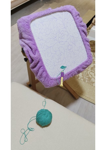 Kasnak Tutucu Ahşap Ayaklı Stand (20CM ile 65CM Arası Tüm Iğneli/telli Kasnak Bağlanabilir Özellik) indirimleri