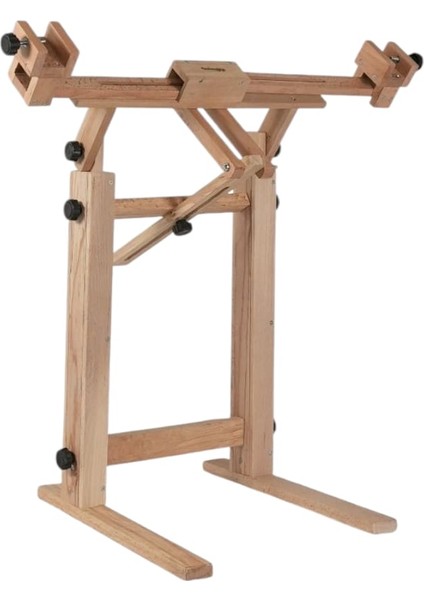 Kasnak Tutucu Ahşap Ayaklı Stand (20CM ile 65CM Arası Tüm Iğneli/telli Kasnak Bağlanabilir Özellik)