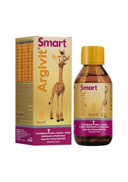 Argıvıt Smart Şurup 150 ml 8682408684031 fiyatları