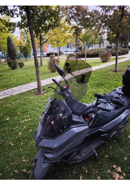 Deflektör Füme Model 2 Rüzgar Saptırıcı Siperlik Şeffaf Motor Camı Cam Uzatma