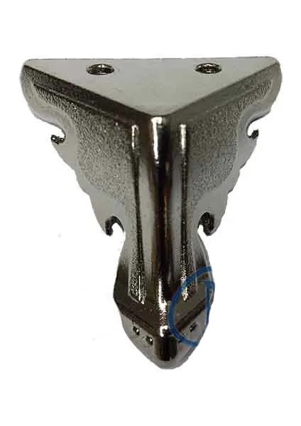 Kelebek Ahşap, Mdf, Sunta Sandık Ayağı, Kutu Ayak 2,5 cm - Nikel