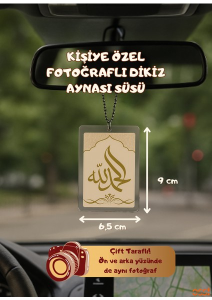 Çift Taraflı Araba Süsü Allah Yazılı Elif Dikiz Aynası Süsü fiyatları