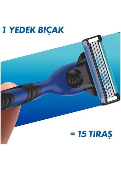 Gillette Mach3 Start Yedek Erkek Tıraş Bıçağı 4'lü