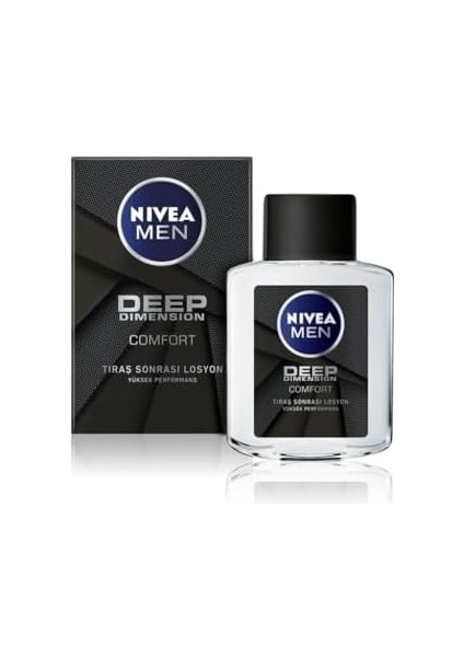 Nıvea Men Erkek Deep Dimension Tıraş Seti, Tıraş Köpüğü 200ML ve Tıraş Sonrası Losyon 100ML, Kaygan Tıraş