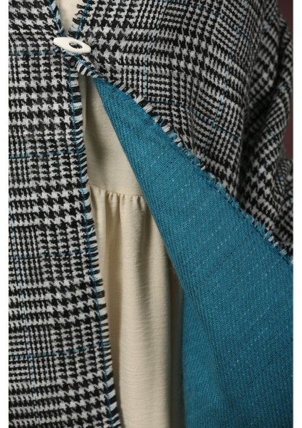 Çift Taraflı Ekose Kışlık Omuz Şalı fiyatları