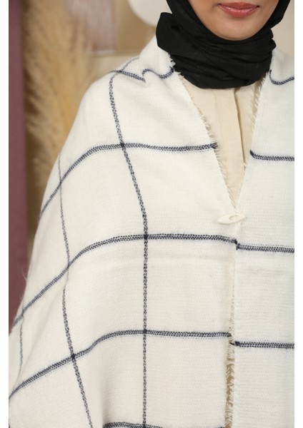 Çift Taraflı Çizgili Kışlık Omuz Şalı fiyatları