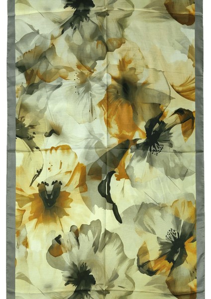 Ecenur Çiçek Desenli Soft Pamuk Şal 75X190 cm – Dört Mevsim Kullanıma Uygun fiyatları