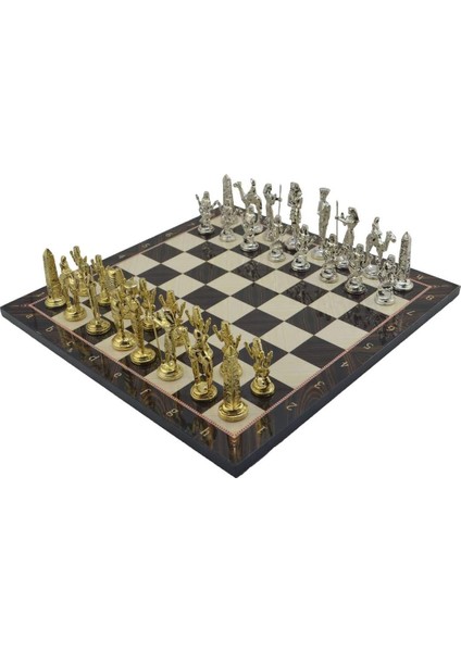 Mısır Satranç Takımı (Parlak) ve Ceviz Tahtası