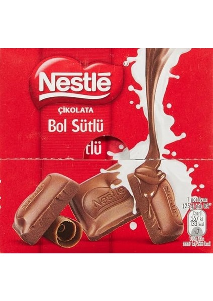 Nestlé Bol Sütlü Çikolata, 60 G x 6