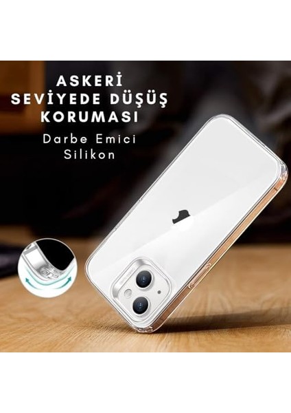 12 ile Uyumlu Şeffaf ve Sararmaya Dayanıklı Silikon Kılıf, Ince ve Yumuşak Model (12) fiyatları