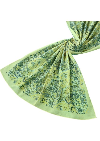 Vav Ipek Soft Pamuklu Etnik Desenli Şal 75X190 cm