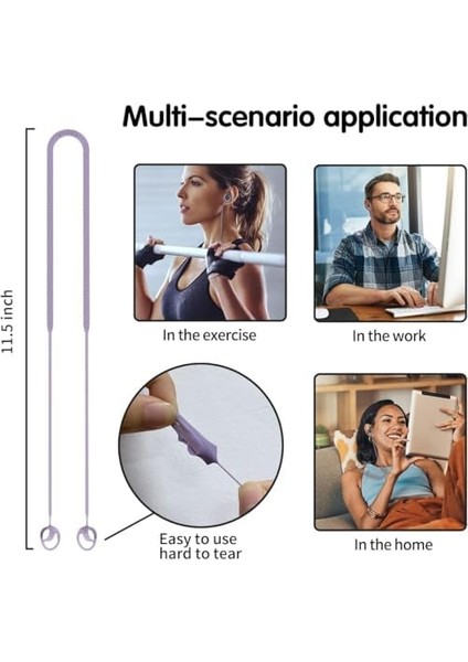 Galaxy Buds2 ile Uyumlu/galaxy Buds2 Pro ile Uyumlu Yumuşak Güçlü Silikon Özel Kaymaz Tasarım Spor Kaybolmaya Karşı Kulaklık Aksesuarları Boyun Ipi Kırmızı fiyatları