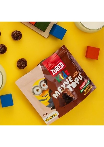 Züber Kidz Sütlü Kakaolu Meyve Topu 42GR x 12 Adet modelleri