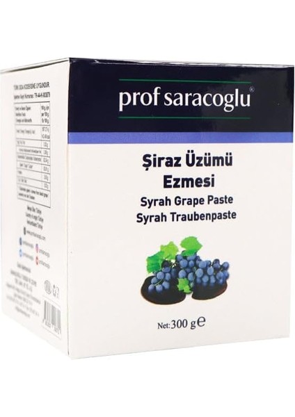 Prof Saracoglu Şiraz Üzümü Ezmesi 300G