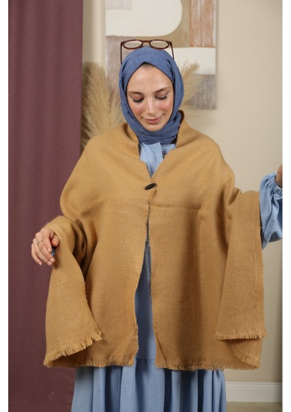 Çift Taraflı Düz Renk Kışlık Omuz Şalı modelleri