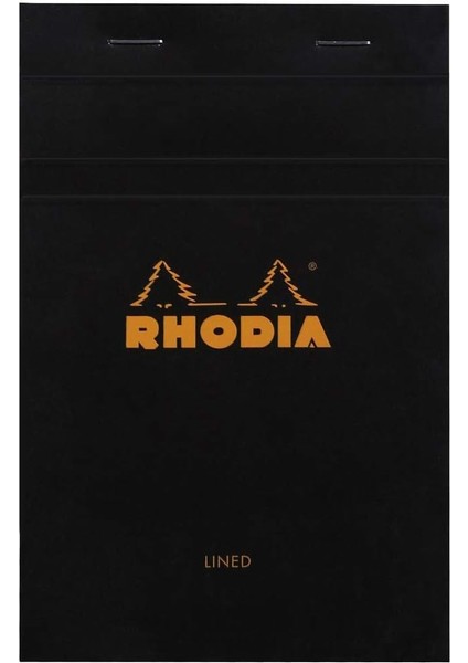 Çizgili Bloknot, Siyah, 110X170 mm