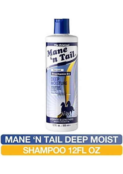 Mane'n Tail Deep Moisturizing Yoğun Nemlendirici Şampuan 355 ml