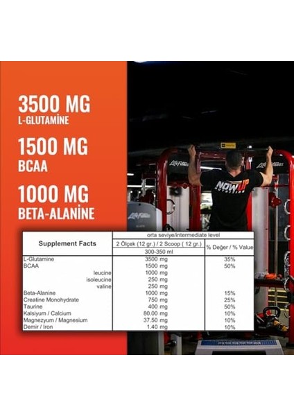 Nowup Nutrıtıon Post-Workout 360 gr – Kas Onarımı, Hızlı Toparlanma ve Spor Performansı Için Antrenman Sonrası Takviye – Çilek Aromalı - 30 Servis