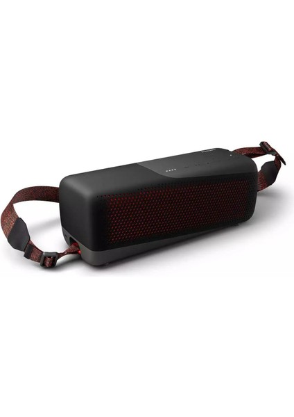 Audio Kablosuz Hoparlör Bluetooth, TAS7807B/00, Yüksek Taşınabilir ve Su Geçirmez IP67 Hoparlör, Entegre Mikrofonlu, Çağrı ve Powerbank Için, 24 Saat Oynatma, Siyah, Büyük