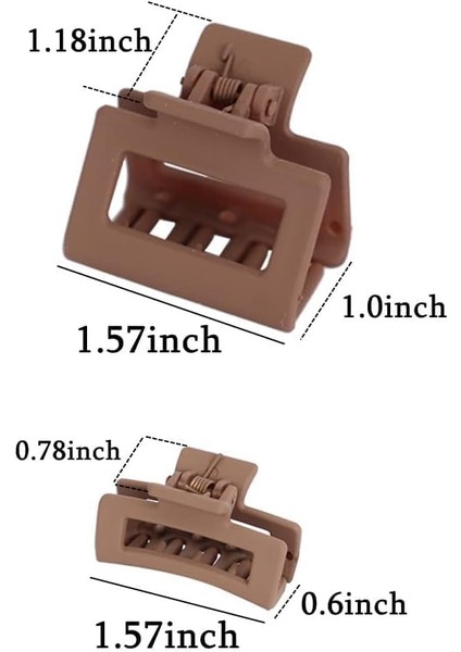 8'li Kahverengi Mandal Toka Seti, Kadın Çocuk Mandal Toka, Lastik Toka Seti, Toka Organizer, Toka, Kız Çocuk Toka, Kadife Toka fiyatları