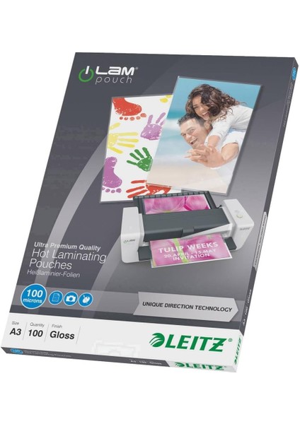 Udt Laminasyon Poşeti A3 100 Mikron 100 Adet
