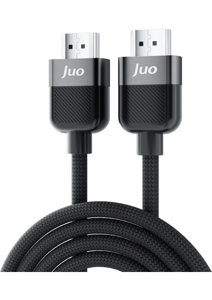 Juo 4K 60Hz 18GBPS Hdr Arc Hdcp Destekli HDMI 2.0 Örgülü Kablo 1 Metre