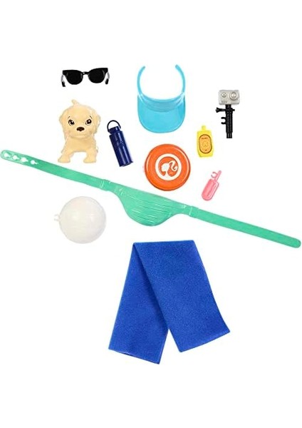 Sörf Tahtası ile Ken Bebek, Bükülebilir Sarışın, Havlu Gibi Temaya Uygun Aksesuarlarıyla Ken Plaj Bebeği, HPT50 fiyatları