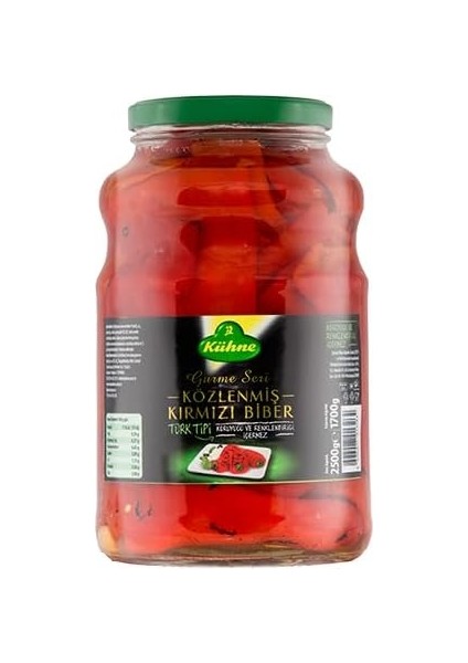 Kühne Közlenmiş Kırmızı Biber 2650 ml