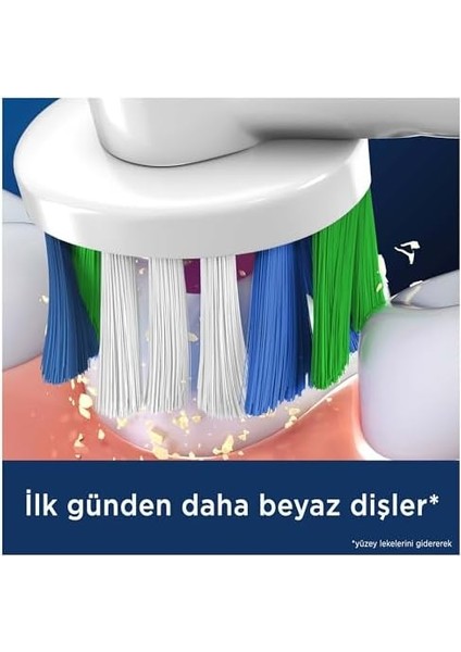 Oral-B 3D White X-Filament Şarjlı Diş Fırçası Yedek Başlığı 4 Adet