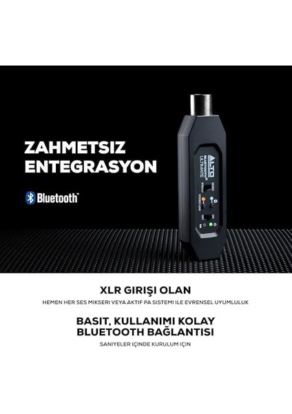 Bluetooth - Xlr Donanımlı Şarj Edilebilir Bluetooth Alıcısı, Miksaj Masası/ses Mikseri Kurulumları ve Aktif Pa Sistemleri Için fiyatları