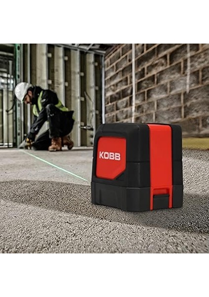 KBL91G 30 Metre Profesyonel Yatay ve Dikey Otomatik Hizalamalı Yeşil Çapraz Çizgi Distomat, Kırmızı/siyah modelleri