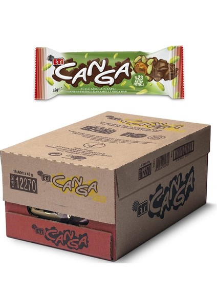 Eti Canga Antep Fıstıklı 45 G x 16 Adet fiyatları