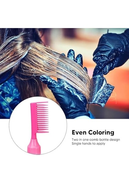 Busstier Uzun Taraklı Saç Boyama Şişesi 175 ml - Pratik Saç Boyama Tarağı ve Saç Bakım Aplikatörü, Kolay Saç Boyama ve Bakım Için Taraklı Şişe (2) modelleri