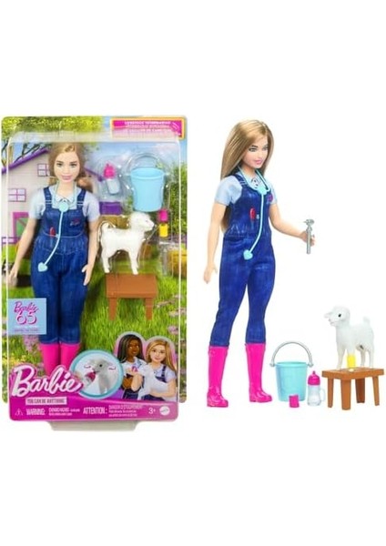 Çiftlik Veterineri 65. Yıl Dönümü Kariyer Çiftlik Veterineri Bebek ve Kulakları Eden Kuzu Dahil 10 Aksesuar HRG42 fiyatları