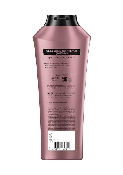 Gliss Serum Deep Repair Şampuan 400 ml modelleri