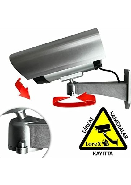 Lorex Gece Görüşlü Görünümlü Caydırıcı Ir Kamera, Kamera - Sahte Kamera fiyatları