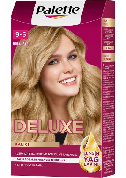 Palette Deluxe Saç Boyası 9-5 Doğal Sarı 50 Mililitre