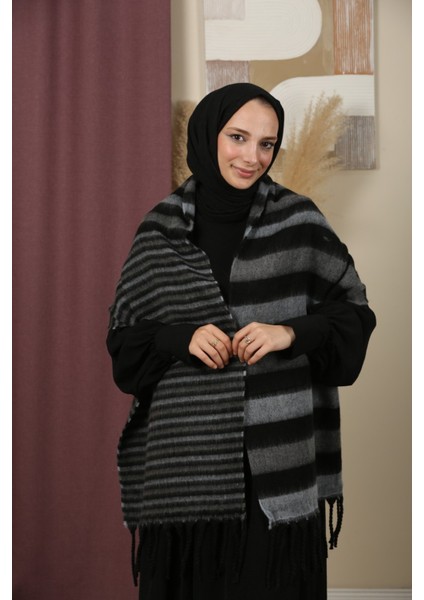 Çift Taraflı Kışlık Omuz Şalı indirimleri