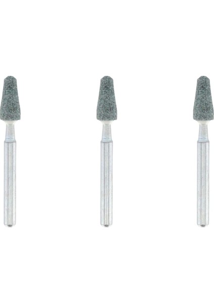 84922 Silikon Karpit Taşlama Taşı, Küçük Boy, Koni Biçimli, 4,8 Mm, 3'lü